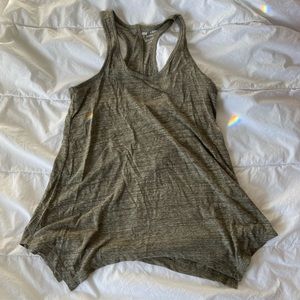 NWOT Joe Fresh army green active tank top